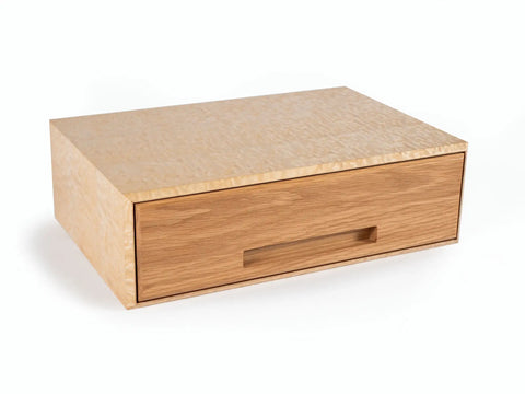 Litolite Diamond desk humidor in premium Tamo wood cigar box