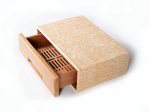 Luxury Tamo wood Diamond Humidor Small with Boveda humidification system