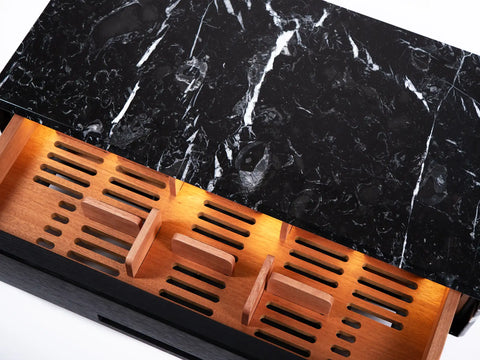 Luxury cigar humidor with LED system – exclusive Litolite design