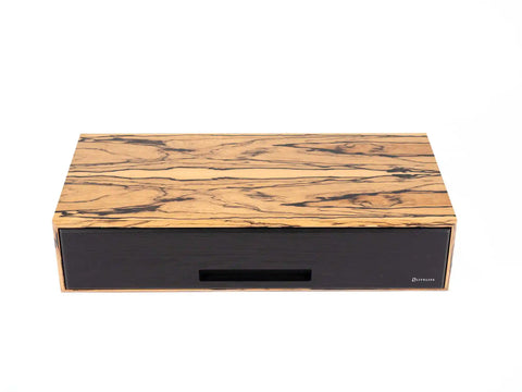 Luxury cigar storage box made from solid wood and marble