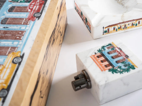 La Casona ashtray, matching bespoke design for the luxury gift set