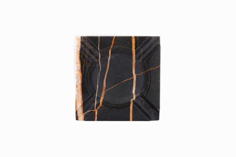 Large Port Saint Laurent marble cigar ashtray, top view
