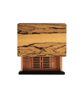 Natural wood cigar humidor, designed for Boveda pack