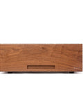 Emperador marble humidor, front detail