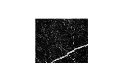 Nero Marquina marble humidor, top view