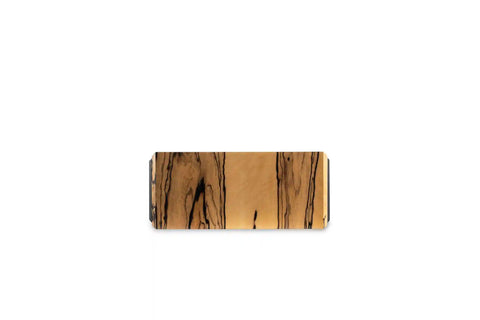 Minimalist humidor in rare White Ebony, compact size, Boveda-compatibl
