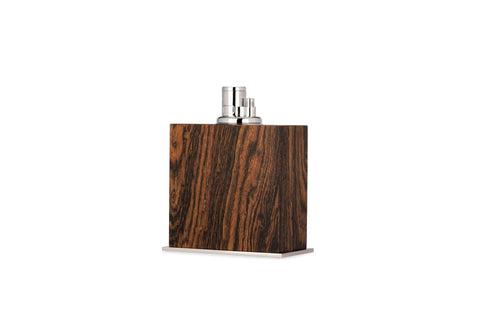 Bocote wood table lighter, handmade in Italy by Litolite