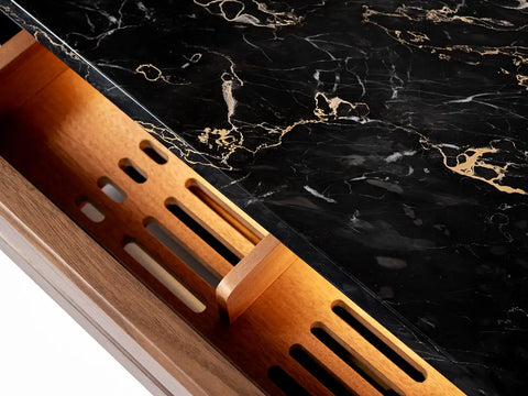 Humidor Diamond Large - Nero Portoro Marble